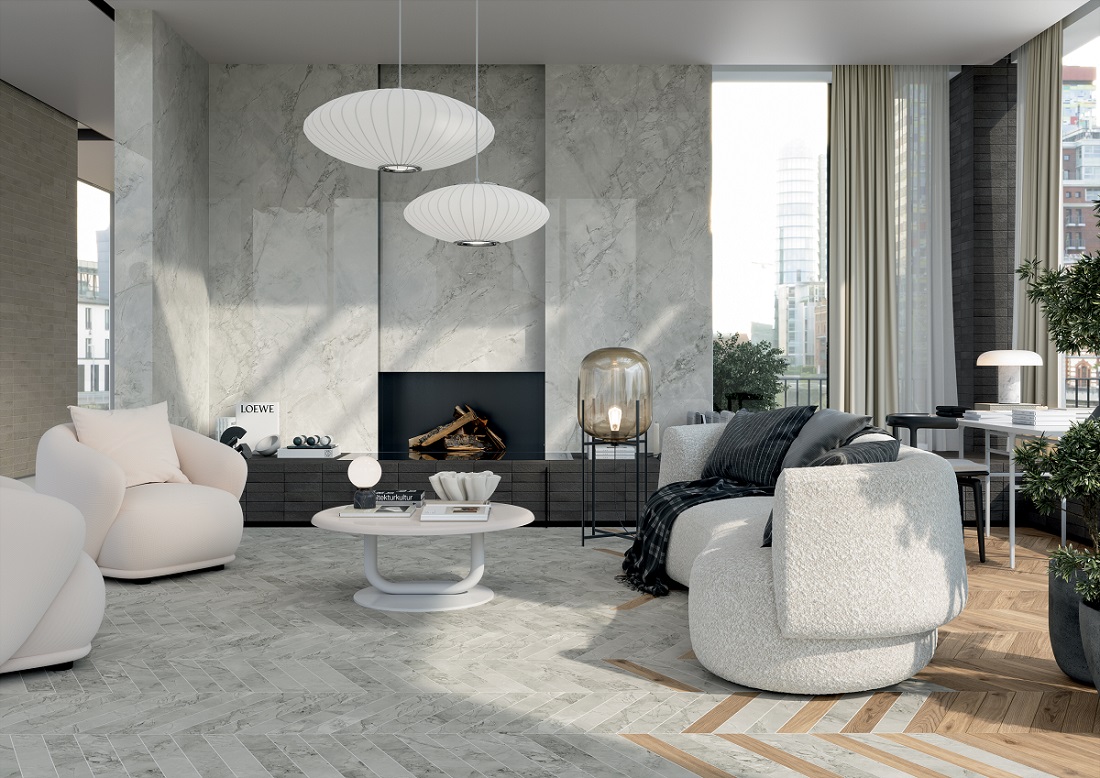 La collezione Scultorea offre pavimenti e rivestimenti con effetti decorativi inediti dati dalle sei varianti cromatiche della gamma e dei suoi tre finish: Naturale e Reflex per chi ama le superfici lucide e Velvet, una finitura opaca e levigata. La collezione Scultorea offre pavimenti e rivestimenti con effetti decorativi inediti dati dalle sei varianti cromatiche della gamma e dei suoi tre finish: Naturale e Reflex per chi ama le superfici lucide e Velvet, una finitura opaca e levigata.