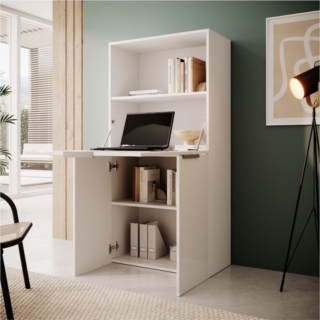 Permette di organizzare un angolo studio, per lavorare o studiare, praticamente ovunque il mobile Bilow di Deghi: è dotato di una pratica scrivania a ribalta e di una serie di vani porta-tutto. Inoltre, la forma semplice e compatta e la colorazione bianca lo rendono facile da collocare in ambienti di stili diversi. Misura L 70 x P 35 x H 140 cm. Prezzo 210 euro. www.deghi.it Permette di organizzare un angolo studio, per lavorare o studiare, praticamente ovunque il mobile Bilow di Deghi: è dotato di una pratica scrivania a ribalta e di una serie di vani porta-tutto. Inoltre, la forma semplice e compatta e la colorazione bianca lo rendono facile da collocare in ambienti di stili diversi. Misura L 70 x P 35 x H 140 cm. Prezzo 210 euro. www.deghi.it