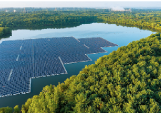 Impianti fotovoltaici flottanti su un bacino artificiale