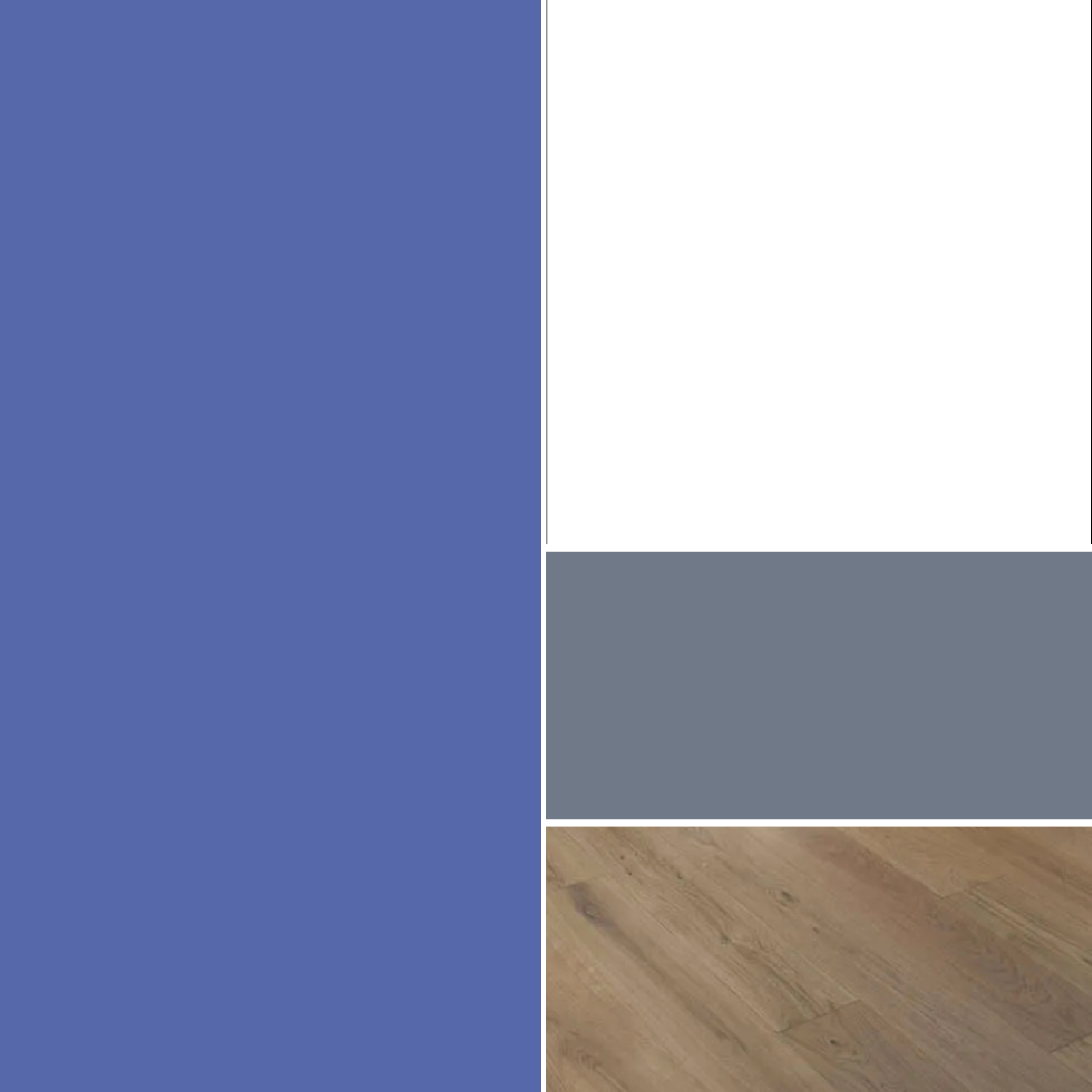 abbinamento indaco con grigio, bianco e legno grigio abbinamento indaco con grigio, bianco e legno grigio