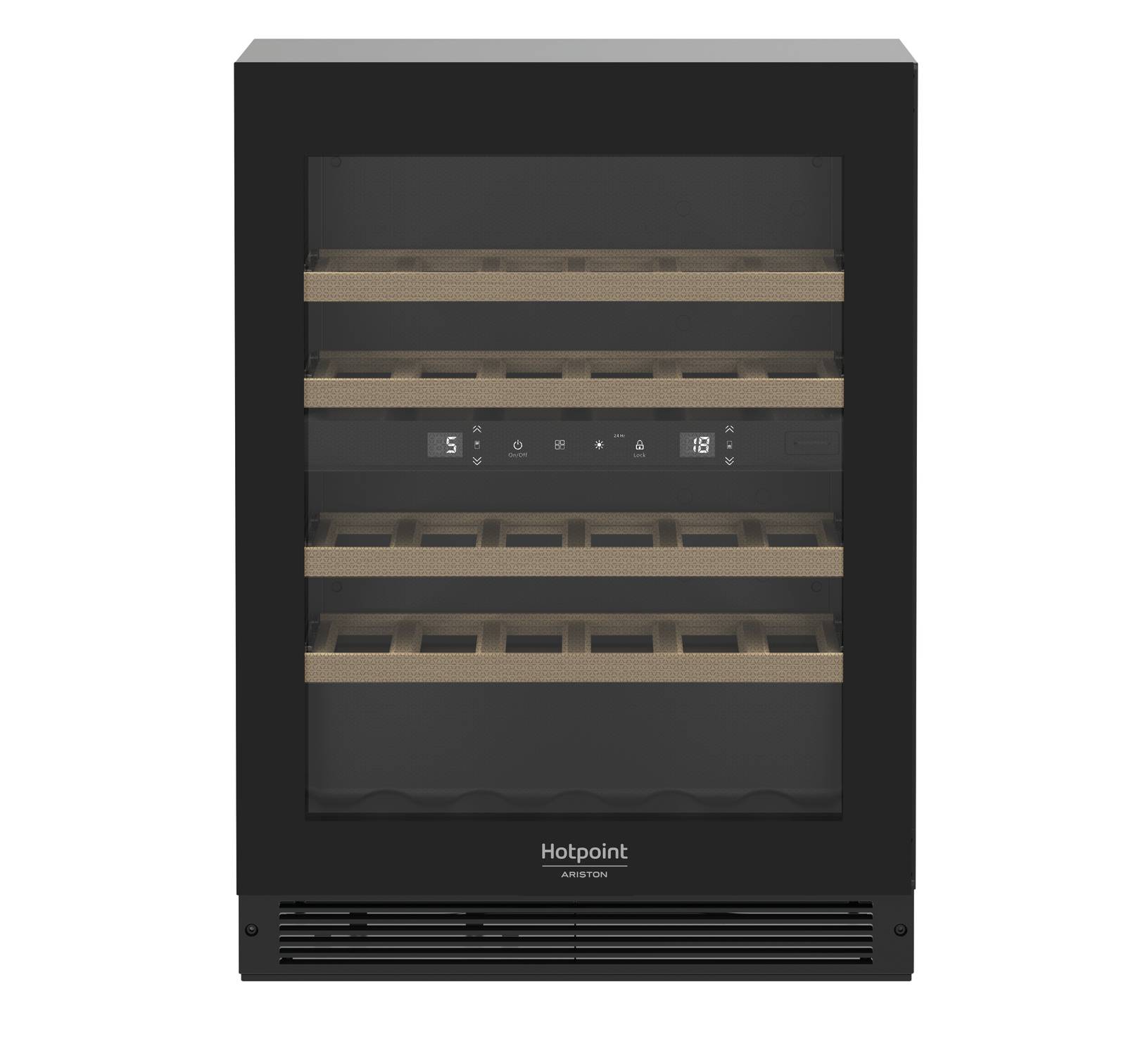 Cantinetta con apertura facilitata.
L’apertura elettronica Push to Open nel frigorifero per vini HAWBU60D2B di Hotpoint consente un accesso alle bottiglie semplice e immediato. Con range di temperatura della cavità superiore 5°C - 10°C e della cavità inferiore 10°C - 18°C, ha ripiani in legno progettati con guide scorrevoli e dotati di sistema antivibrazione che assicurano una conservazione impeccabile delle bottiglie, adattandosi con eleganza a formati e dimensioni differenti. La capacità è per 44 bottiglie. Misura L 59,5 x P 56 x H 82 cm. Prezzo da rivenditore. www.hotpoint.it Cantinetta con apertura facilitata.
L’apertura elettronica Push to Open nel frigorifero per vini HAWBU60D2B di Hotpoint consente un accesso alle bottiglie semplice e immediato. Con range di temperatura della cavità superiore 5°C - 10°C e della cavità inferiore 10°C - 18°C, ha ripiani in legno progettati con guide scorrevoli e dotati di sistema antivibrazione che assicurano una conservazione impeccabile delle bottiglie, adattandosi con eleganza a formati e dimensioni differenti. La capacità è per 44 bottiglie. Misura L 59,5 x P 56 x H 82 cm. Prezzo da rivenditore. www.hotpoint.it