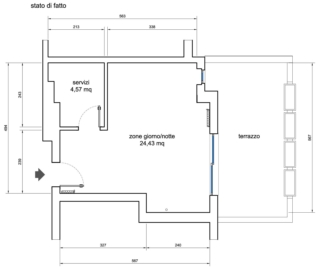 monolocale dividere con libreria _ stato di fatto monolocale dividere con libreria _ stato di fatto