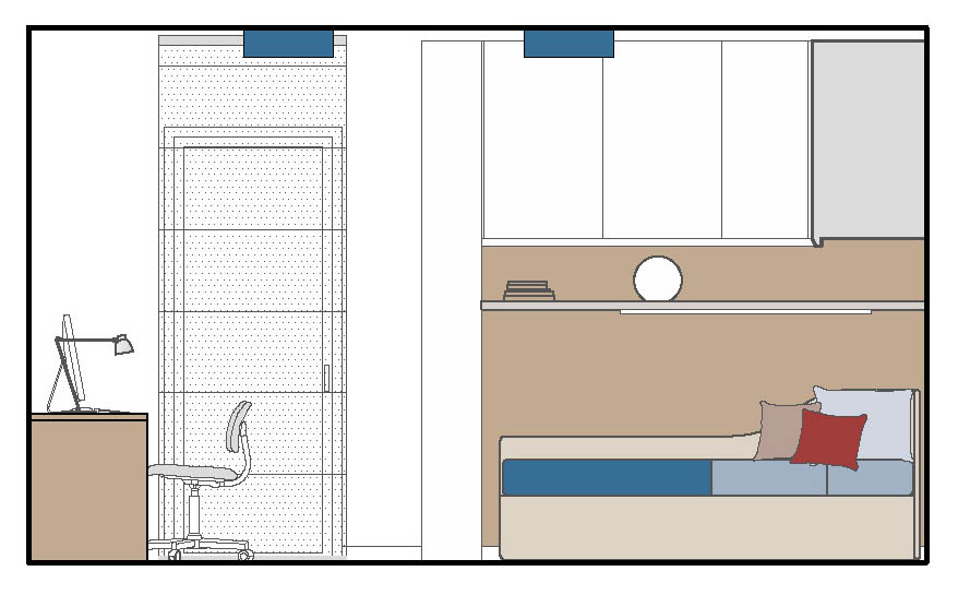 Cameretta A sezione A