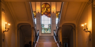 Chiari, Mercanti in Villa, scalone