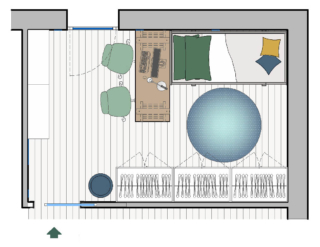 Progetto B pianta cameretta