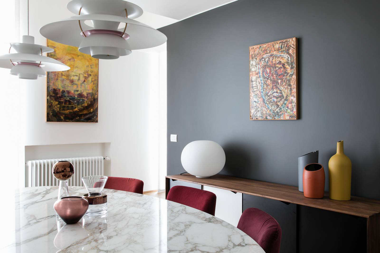 ambinete parete nera