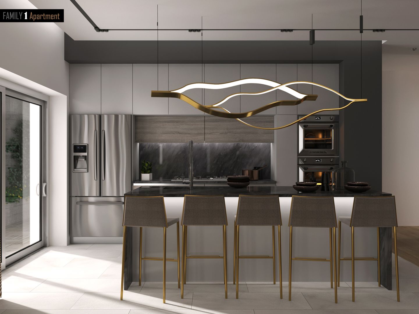 GoPillar frazionamento immobiliare cucina