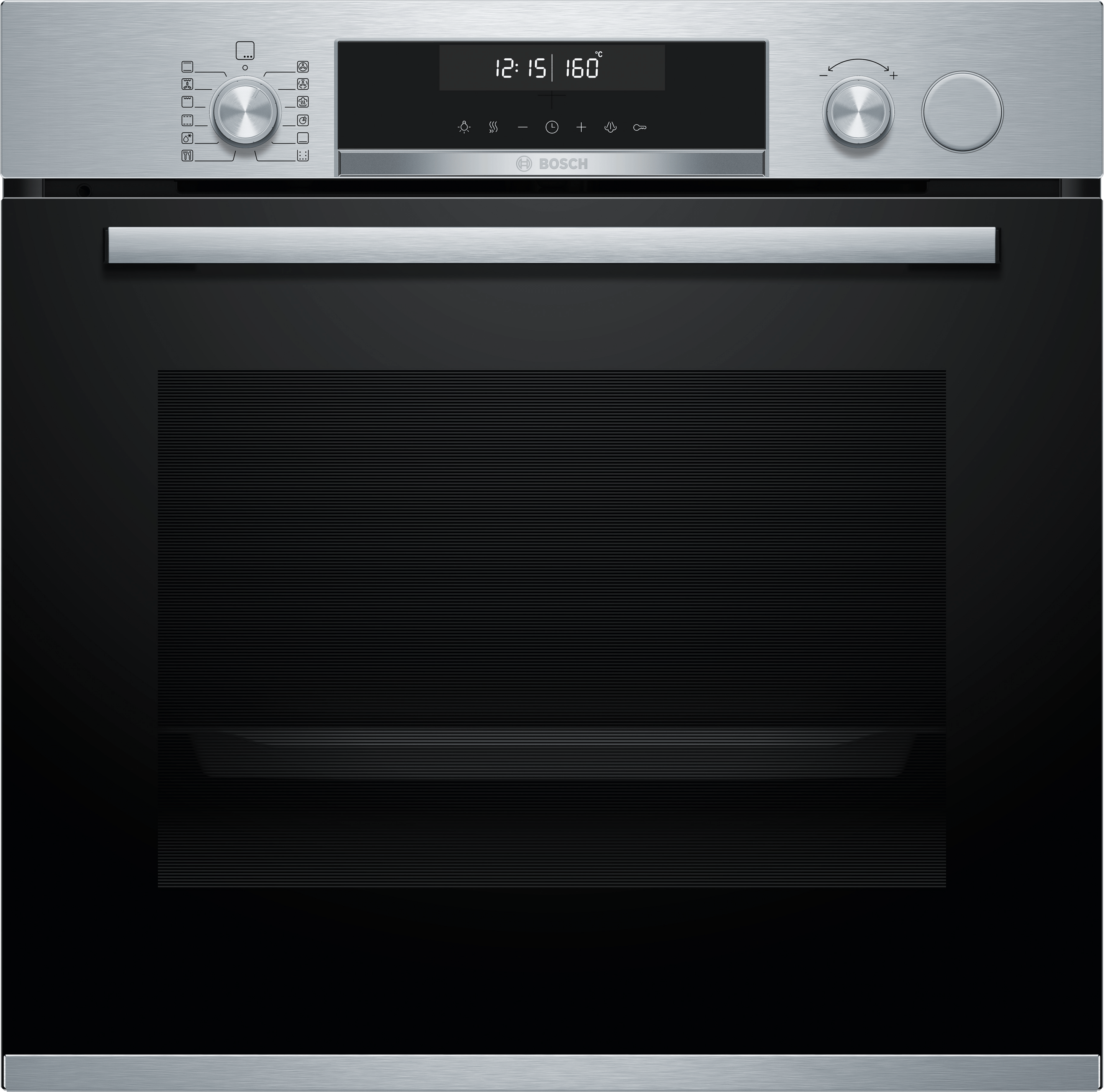 Il forno ad incasso HRA5380S1 della Serie 6 di Bosch garantisce risultati perfetti di cottura interna degli alimenti, mantenendo la parte esterna croccante, grazie alla potenza del vapore. 10 funzioni di cottura, tra cui la funzione pizza. Dotato di 30 programmi automatici di cottura, consente di cucinare in modo semplice, accedendo ai programmi con impostazioni già preselezionate, oltre che a suggerimenti di temperatura ed indicazioni di temperatura. Le manopole a scomparsa push-pull consentono una più facile pulizia del panello frontale. La funzione di pulizia EcoClean consente di pulire in modo ecologico, sicuro ed economico la parete posteriore del forno durante la cottura, senza utilizzare alcun detergente o agente chimico. Capacità 71 litri. Misura L 59,4 x P 54,8 x H 59,5 cm. Prezzo 1.149 euro. http://www.bosch-home.com