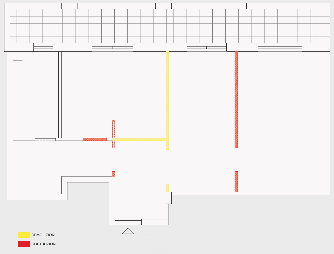 Soluzione 2 planimetria comparativa