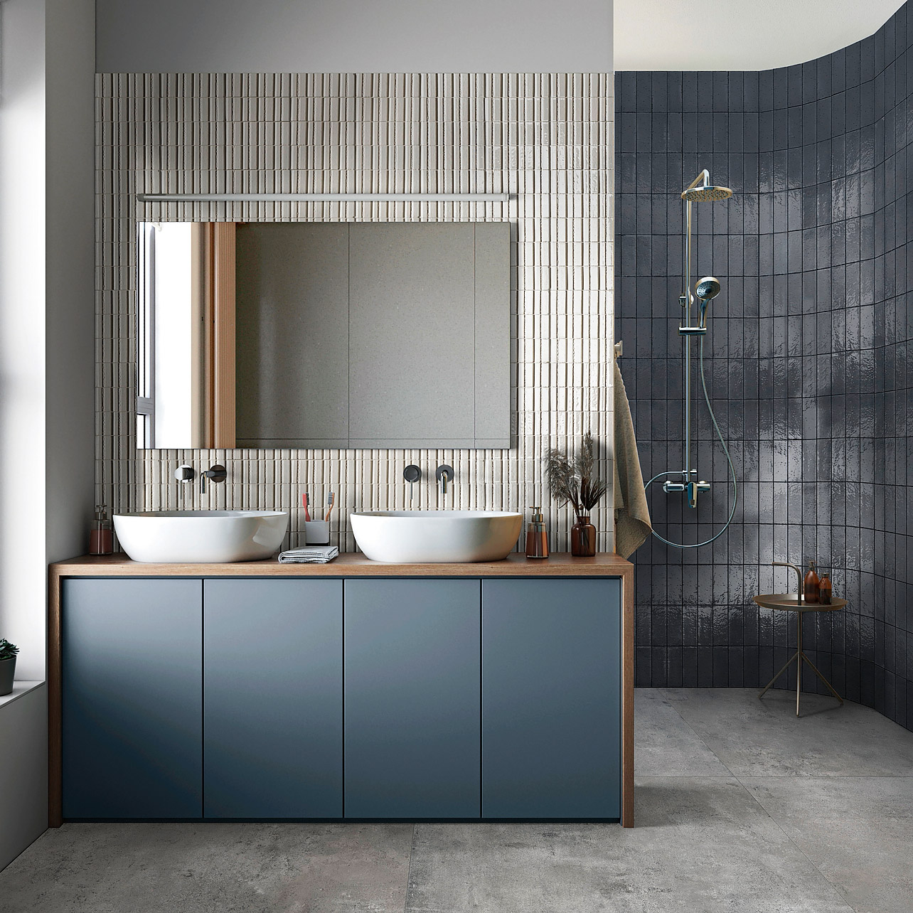 Piastrelle in formato brick collezione Glacé di Ragno www.ragno.it