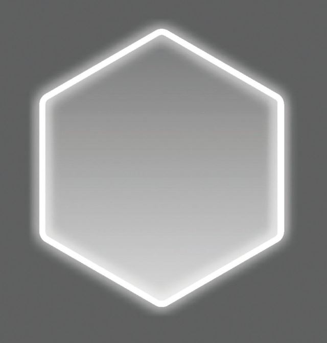 Una forma insolita per lo specchio asimmetrico (82683383) dotato di retroilluminazione integrata a Led che lo rende scenografico e pratico. Misura L 62 x P 2,5 x H 70 cm. Prezzo 142,90 euro. Una forma insolita per lo specchio asimmetrico (82683383) dotato di retroilluminazione integrata a Led che lo rende scenografico e pratico. Misura L 62 x P 2,5 x H 70 cm. Prezzo 142,90 euro.