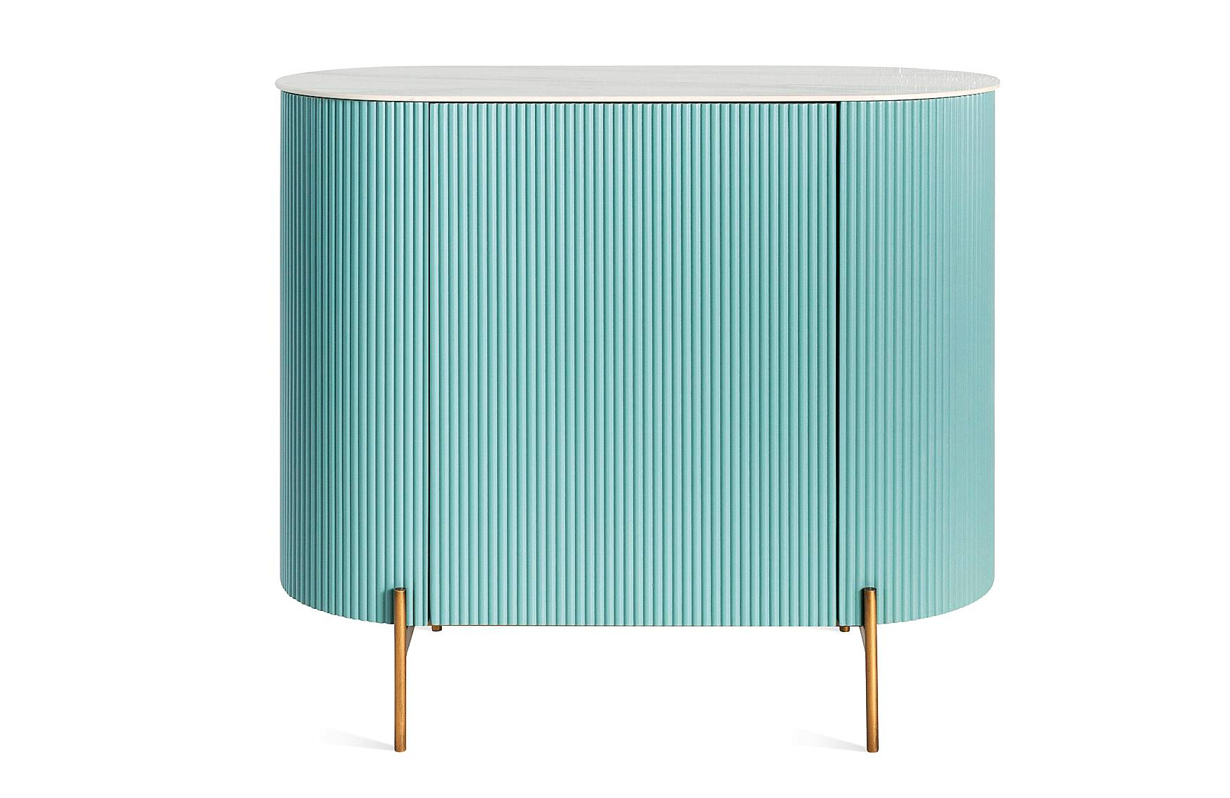 In mdf laccato, la credenza Canneté di Ibfor ha i piedini metallo e il piano in marmo, ceramica o legno. In più misure, nella versione da L 96 x P 45 x H 80 cm, costa 1.866 euro. www.ibfor.com