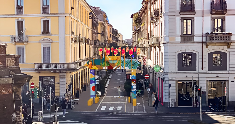 Fuorisalone 2024 Via Paolo Sarpi Portale di China Town