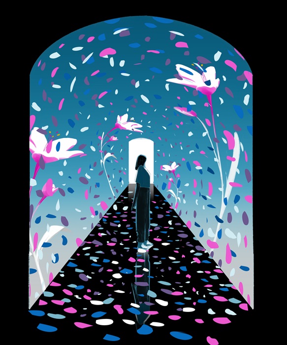 Fuorisalone 2024 glo for art Flower Up di Emiliano Ponzi Fuorisalone 2024 glo for art Flower Up di Emiliano Ponzi