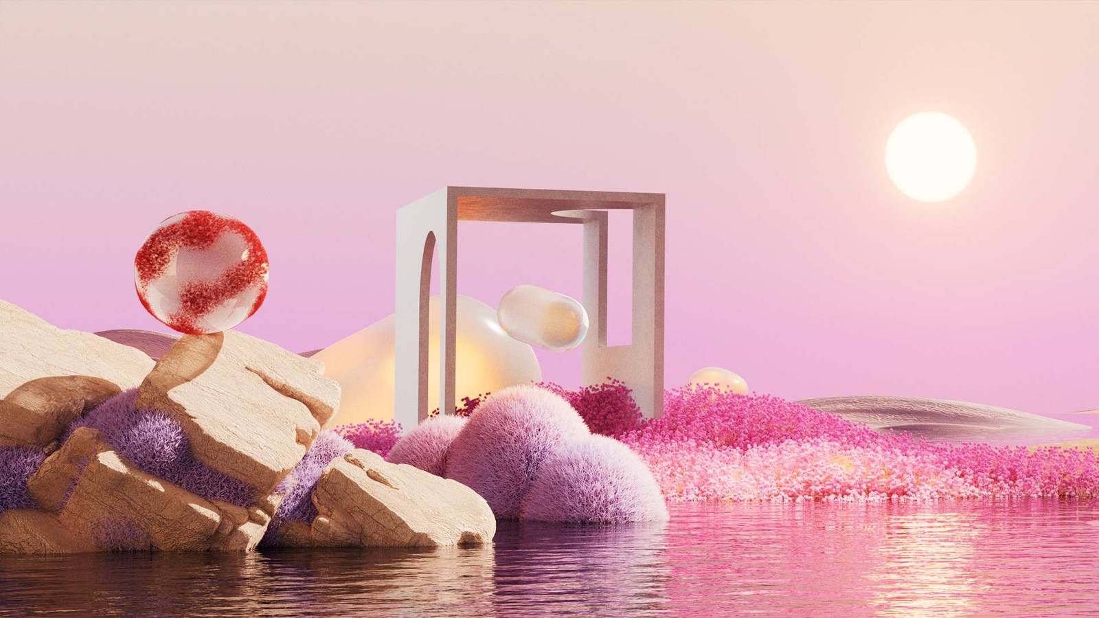 Visual of the exibition di Samsung