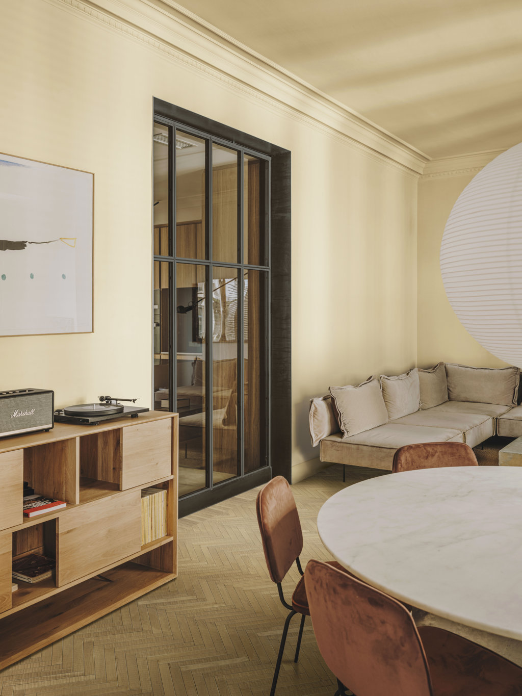 soggiorno casa stile nordico Kerakoll_ColorCollection ©Salva Lopez