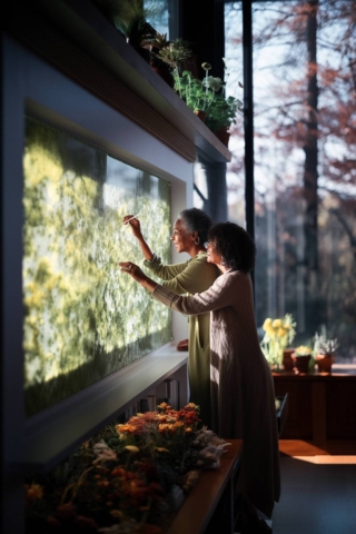 LIFE AT HOME REPORT DI IKEA ITALIA 03_ANGELA_WALLPAPER_2024