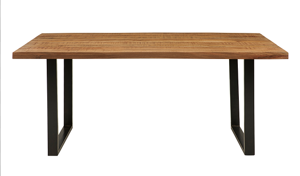 Sawyer è un tavolo pranzo in legno e metallo con prolunghe estraibili firmato da Novità Home. La struttura è in ferro, mentre il piano è in legno di acacia. Le misure senza prolunghe sono 175 x 90 x 76 centimetri, mentre la sua apertura massima è di 255 centimetri. Prezzo 345 euro. www.novitahome.com Sawyer è un tavolo pranzo in legno e metallo con prolunghe estraibili firmato da Novità Home. La struttura è in ferro, mentre il piano è in legno di acacia. Le misure senza prolunghe sono 175 x 90 x 76 centimetri, mentre la sua apertura massima è di 255 centimetri. Prezzo 345 euro. www.novitahome.com