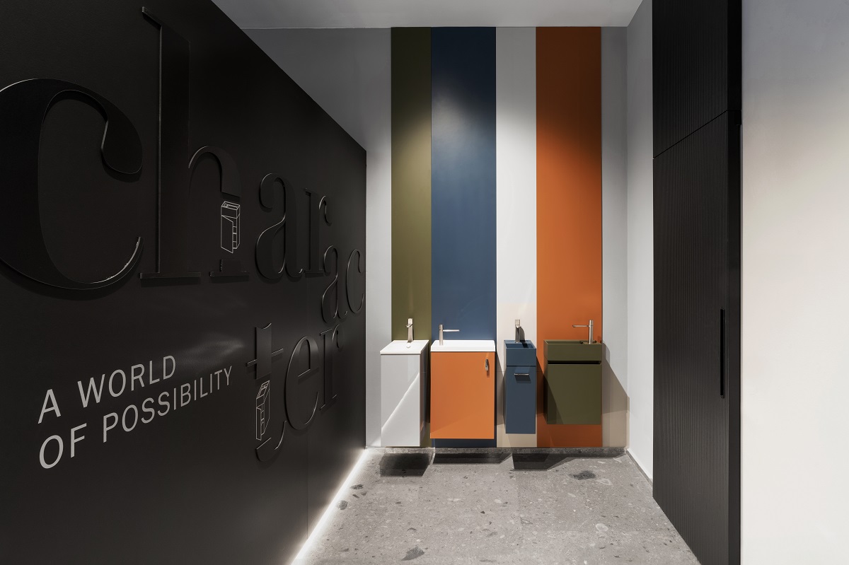 Arredobagno nello showroom Inda a Milano in Via Tiraboschi Arredobagno nello showroom Inda a Milano in Via Tiraboschi