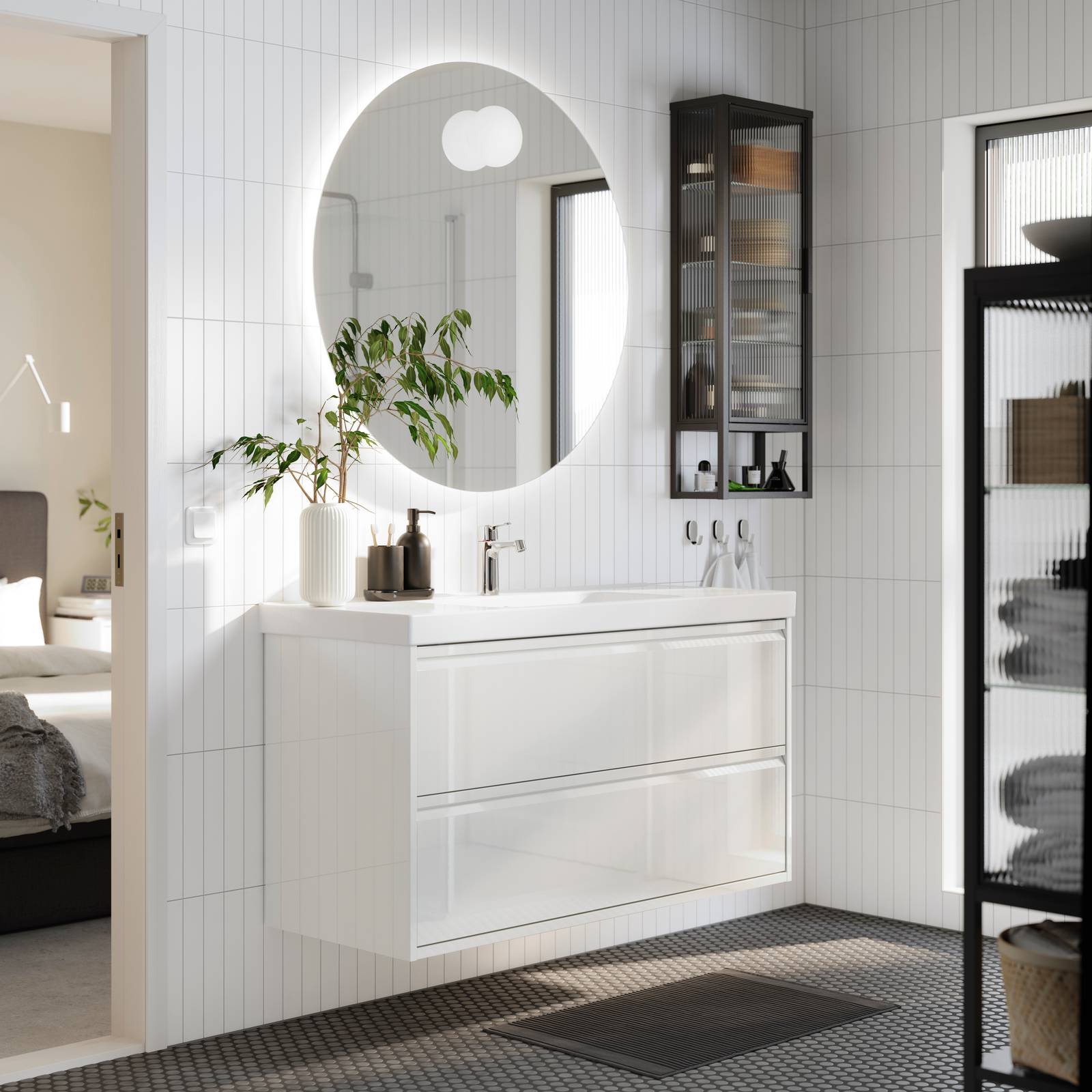 ÄNGSJÖN mobile lavabo bianco lucido, con cassetti;  prezzo 219 euro; misura 100x48x63 cm.  BACKSJÖN lavabo incasso bianco lucido prezzo 180 euro; misura 100x48 cm.
RÄNNILEN sifone 10 euro. ÄNGSJÖN mobile lavabo bianco lucido, con cassetti;  prezzo 219 euro; misura 100x48x63 cm.  BACKSJÖN lavabo incasso bianco lucido prezzo 180 euro; misura 100x48 cm.
RÄNNILEN sifone 10 euro.