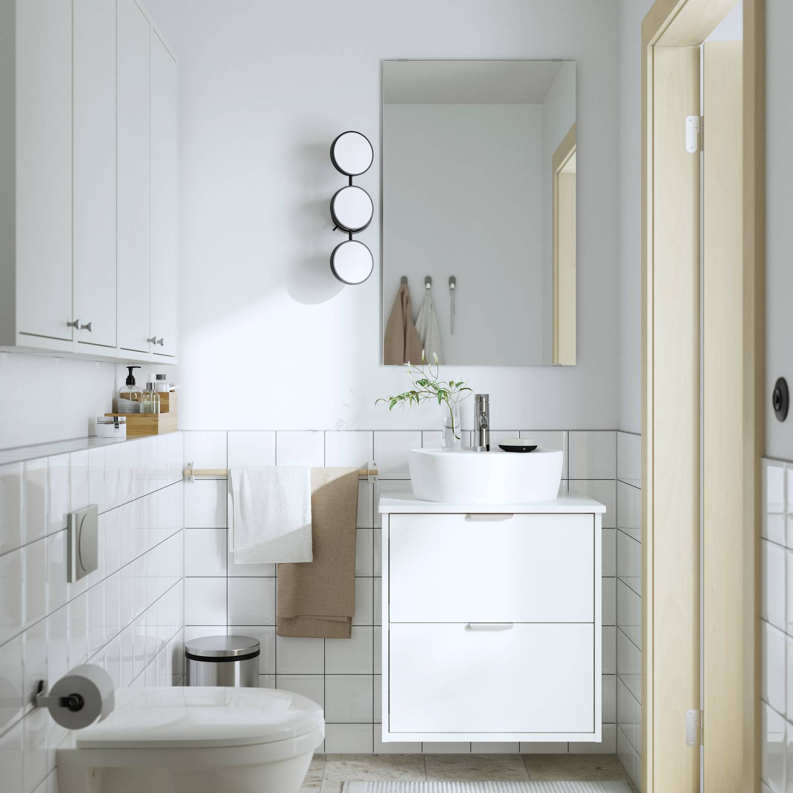 HAVBÄCK mobile lavabo bianco con cassetti prezzo 109 euro; misura 60 cm.
TOLKEN piano appoggio 62 cm, prezzo 56 euro.
TORNVIKEN lavabo d’appoggio 80 euro. HAVBÄCK mobile lavabo bianco con cassetti prezzo 109 euro; misura 60 cm.
TOLKEN piano appoggio 62 cm, prezzo 56 euro.
TORNVIKEN lavabo d’appoggio 80 euro.