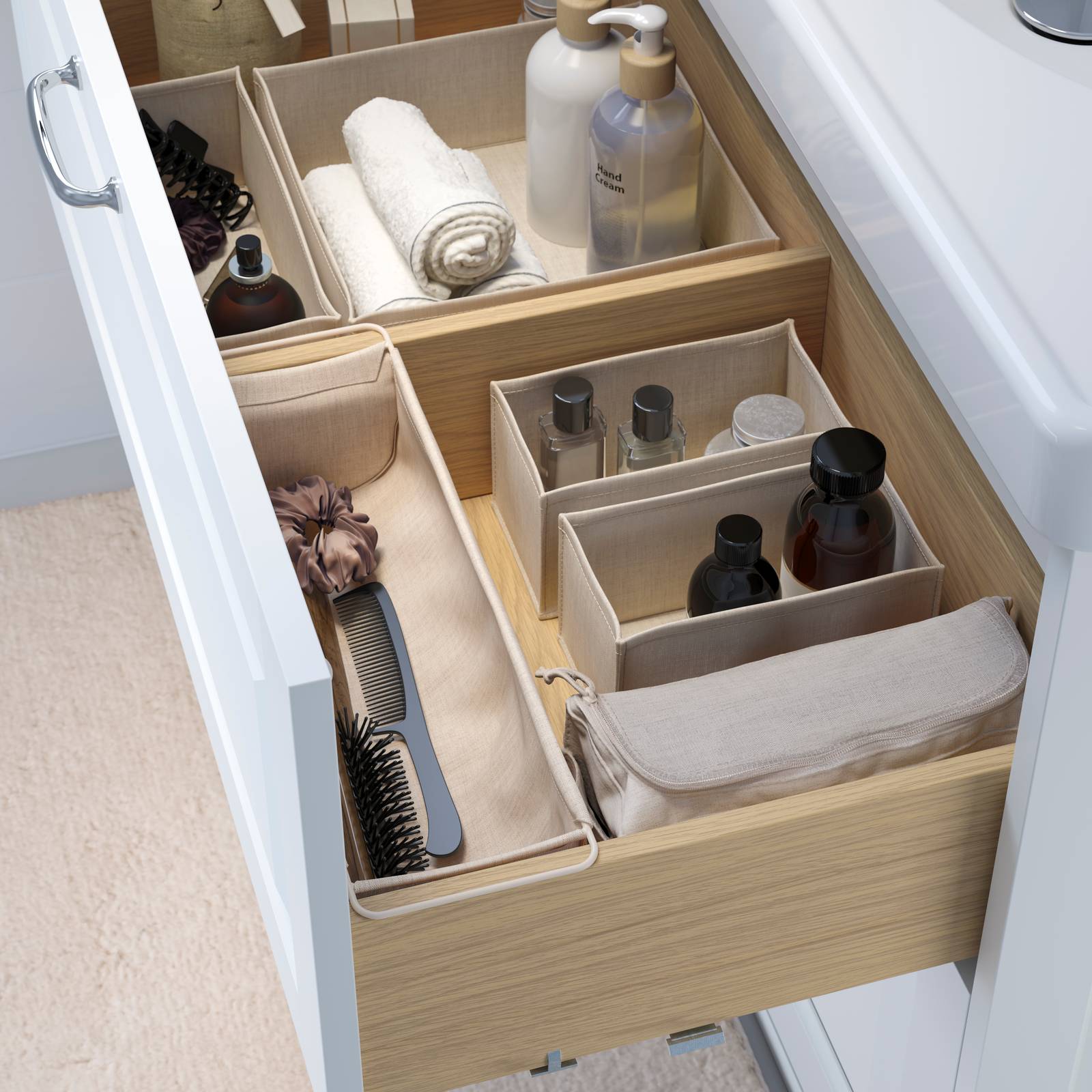 Il portaoggetti per cassetto beige BOLLÖSUND di Ikea ha interno in plastica, facile da pulire.
Set da 4 (inclusi 2 portaoggetti alti 8,5 cm da 16x8,5 e 2 da 23x8,5 cm) prezzo, 6,95 euro. Il portaoggetti per cassetto beige BOLLÖSUND di Ikea ha interno in plastica, facile da pulire.
Set da 4 (inclusi 2 portaoggetti alti 8,5 cm da 16x8,5 e 2 da 23x8,5 cm) prezzo, 6,95 euro.