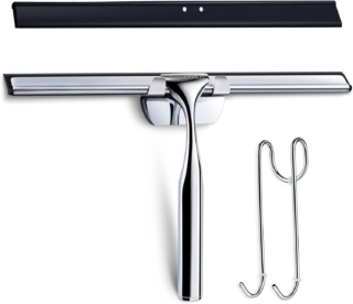 Tergivetro per Doccia in Acciaio Inox Tergivetro per Finestre Bagno Pulire e Asciuga Vetri Piastrelle Tergivetro per Doccia in Acciaio Inox Tergivetro per Finestre Bagno Pulire e Asciuga Vetri Piastrelle