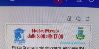 Alfonsine, Mercatino, locandina date 2026
