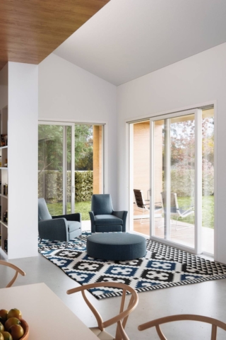 Alzante scorrevole in PVC Schüco LivIngSlide Panorama Evolution di Schüco PWS Italia