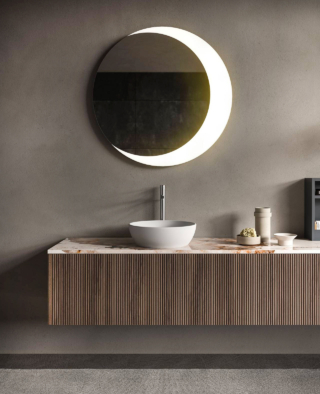 World è il mobile bagno di Aran realizzato in noce americano che acquista vigore grazie al motivo cannettato dell’anta Rigoletto e del piano in Grès Magellano e alla presenza del vassoio in frassino tinto noce, uno spazio in cui l’aspetto estetico e quello sensoriale rivestono un’importanza sempre maggiore. Misure e prezzo su richiesta, www.arancucine.it World è il mobile bagno di Aran realizzato in noce americano che acquista vigore grazie al motivo cannettato dell’anta Rigoletto e del piano in Grès Magellano e alla presenza del vassoio in frassino tinto noce, uno spazio in cui l’aspetto estetico e quello sensoriale rivestono un’importanza sempre maggiore. Misure e prezzo su richiesta, www.arancucine.it