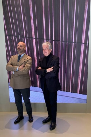 Denis Venturato Presidente di Inda con Marco Piva Denis Venturato Presidente di Inda con Marco Piva