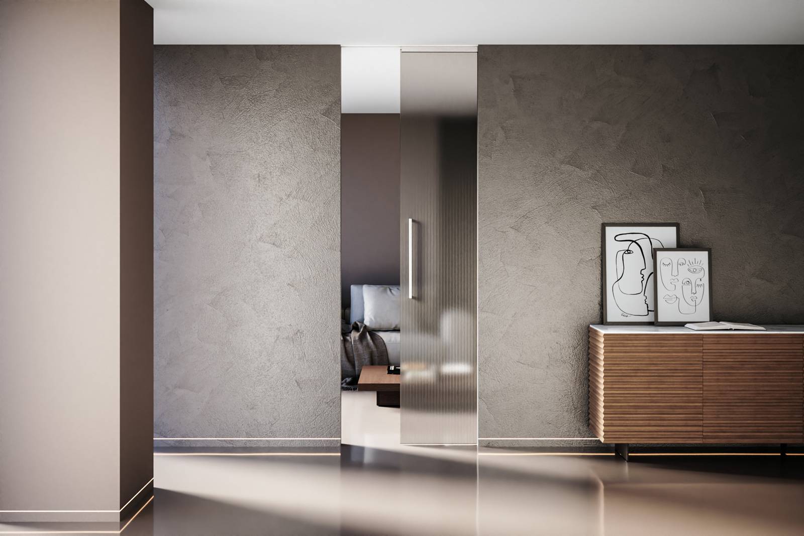 Absolute Evo con anta in vetro Absolute Evo con anta in vetro