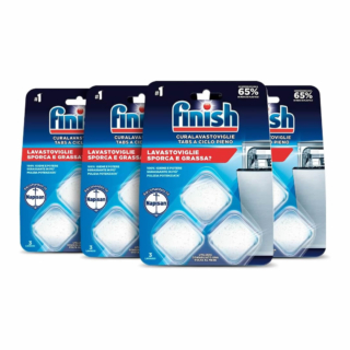 Da utilizzare anche a pieno carico, le pastiglie cura lavastoviglie sono molto utili per sciogliere il grasso ed eliminare lo sporco. Nella confezione di Finish ce ne sono 3, da usare una volta al mese. Prezzo: 19,46 euro per un pack da 4 su amazon.it Da utilizzare anche a pieno carico, le pastiglie cura lavastoviglie sono molto utili per sciogliere il grasso ed eliminare lo sporco. Nella confezione di Finish ce ne sono 3, da usare una volta al mese. Prezzo: 19,46 euro per un pack da 4 su amazon.it