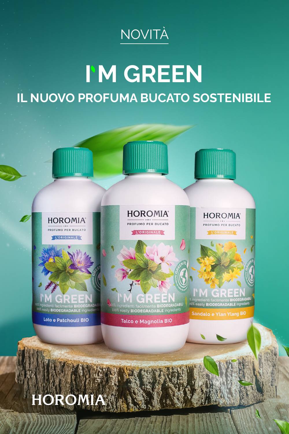 HOROMIA I’M GREENprofumatori bucato HOROMIA I’M GREENprofumatori bucato