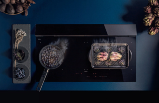 Piano con cappa integrata Brera di Falmec Piano con cappa integrata Brera di Falmec