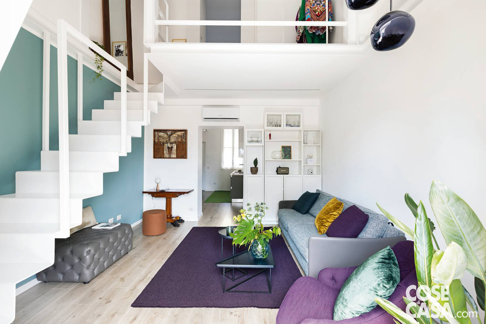 Soggiorno low cost luminoso