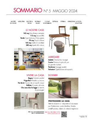 Sommario cose di casa maggio 2024 Sommario cose di casa maggio 2024