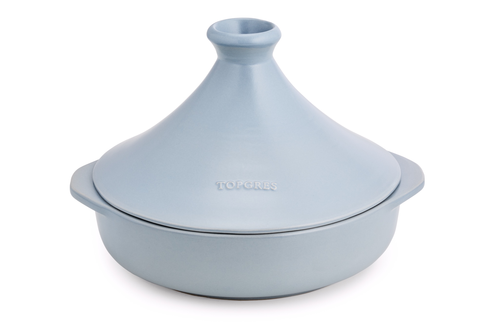 Tagine in ceramica naturale gres di Topgres presenta le caratteristiche di rilasciare il calore in modo uniforme, preservando le proprietà nutrizionali e mantenendo intatto il sapore naturale degli alimenti garantendo una cucina più sana e gustosa. È utilizzabile su qualsiasi fonte di calore: fiamma, vetroceramica, in forno e microonde. Misura Ø 29,5 x 23 h, 350 cl. Prezzo 92,80 euro. https://www.topgres.it