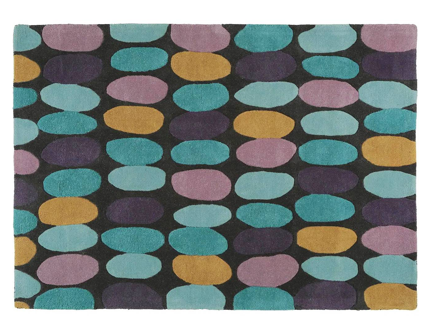 Taftato a mano, in 100% lana, il tappeto Matrix Sofia di Benuta esiste in più misure e abbinamenti cromatici. Il prezzo è per la misura 120 x 170 su www.amazon.com.