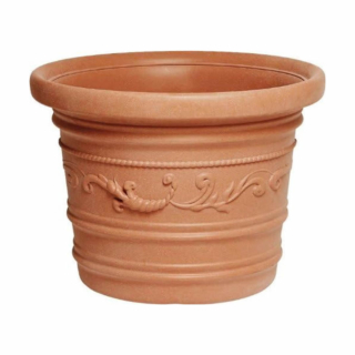 Vaso tondo festonato da 50 cm di diametro, con doppio bordo. Prezzo: 24,58 euro su amazon.it Vaso tondo festonato da 50 cm di diametro, con doppio bordo. Prezzo: 24,58 euro su amazon.it