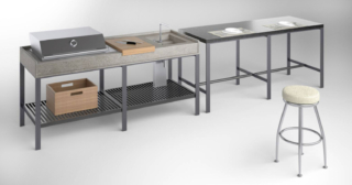 In occasione del Fuorisalone Ernestomeda presenta la nuova cucina outdoor K-Garden, ideata da Giuseppe Bavuso, per dare vita ad uno spazio en plein air in cui esercitare l'arte della cucina. È composta da banchi di lavoro attrezzati con postazioni multifunzionali composti da griglie, BBQ e tutto l'occorrente per cucinare all'aperto, e da elementi a giorno freestanding accostabili. L'alto grado di progettazione e la vasta componibilità permettono di dare vita a soluzioni “su misura”. I materiali utilizzati sono stati scelti e trattati per resistere alle diverse condizioni climatiche. https://www.ernestomeda.com - Fuorisalone, Showroom Ernestomeda Milano – Via Larga 9, Milano