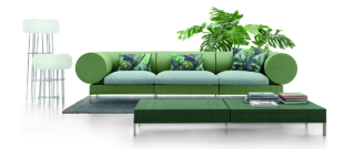 Scenografico ed eccentrico il divano modulare Rhor di Lyxo che può essere composto a piacere; è realizzato in polietilene stampato in rotazionale, disponibile in diversi colori, che ne sottolinea lo stile pop. I piedini in metallo completano la struttura. Lo schienale è costituito da un cilindro fuori scala; la cuscineria rivestiti in tessuto prezioso ne aumentano il comfort. www.lyxodesign.com - Salone del Mobile, padiglione 18, stand F10. Scenografico ed eccentrico il divano modulare Rhor di Lyxo che può essere composto a piacere; è realizzato in polietilene stampato in rotazionale, disponibile in diversi colori, che ne sottolinea lo stile pop. I piedini in metallo completano la struttura. Lo schienale è costituito da un cilindro fuori scala; la cuscineria rivestiti in tessuto prezioso ne aumentano il comfort. www.lyxodesign.com - Salone del Mobile, padiglione 18, stand F10.