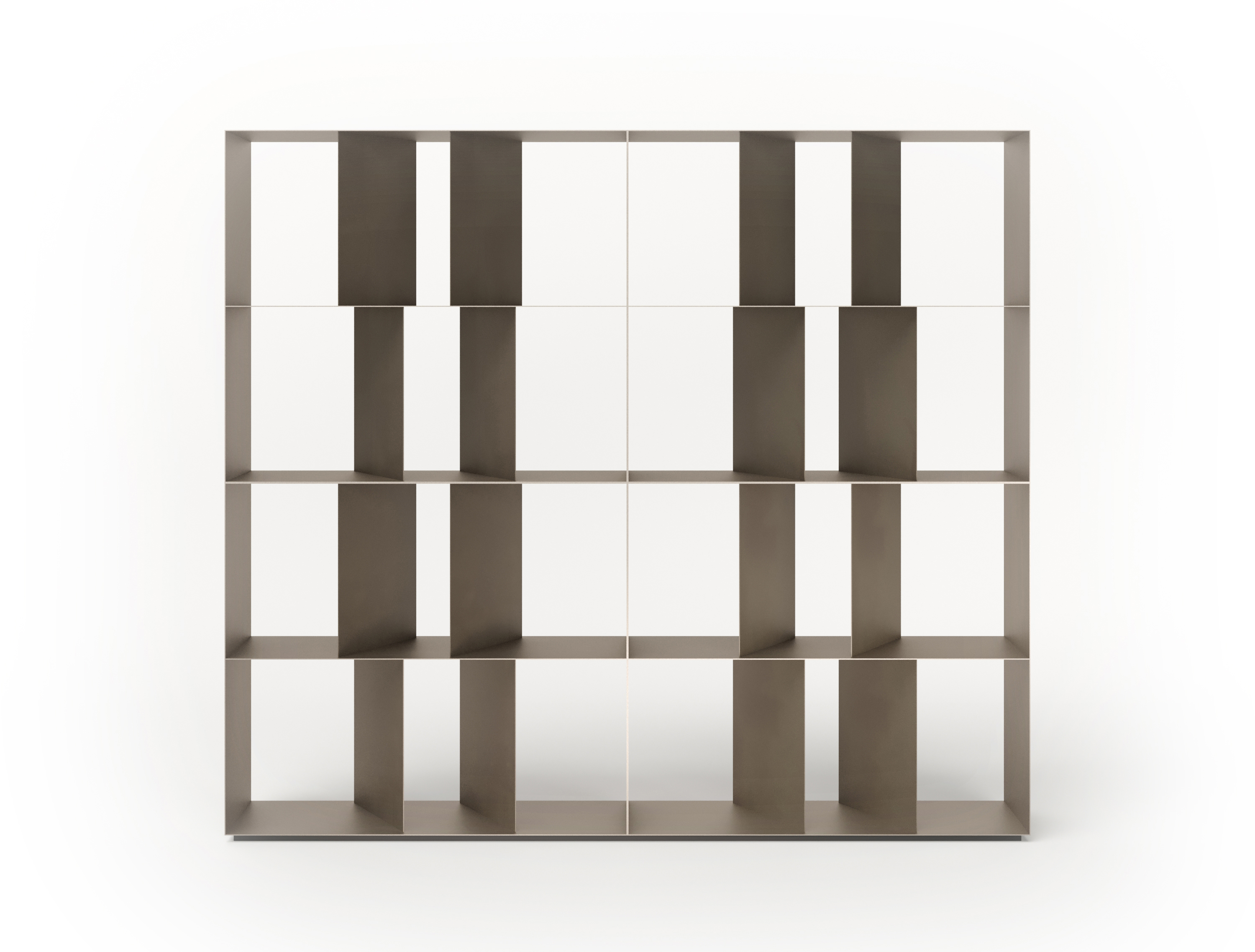 La libreria modulare Rocky di Cantori ha la struttura realizzata  in lamiera di ferro tropicalizzata per esterno che ne permette un  uso outdoor oltre che indoor. È composta da un unico modulo che può essere capovolto, affiancato e sovrapposto agli altri per dare vita a composizioni diverse. Il singolo modulo misura L 80 x P 26 x H 70 cm. https://www.cantori.it - Salone del Mobile, padiglione 13, stand C05.