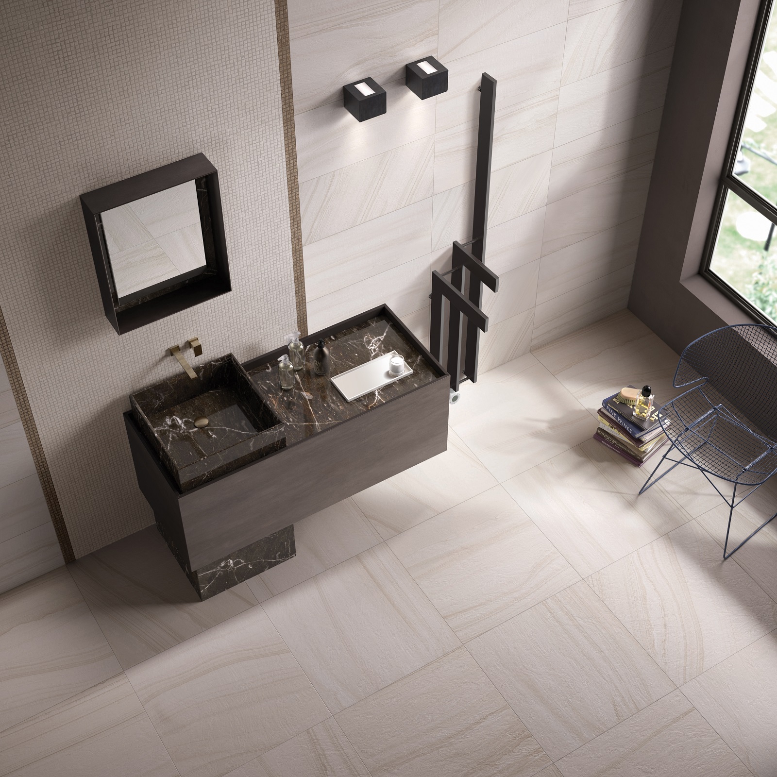 Guest di Brem è un portasalviette elettrico ideale per ambienti ristretti che sostituisce il classico portasciugamani accanto al lavabo. Ha forme semplici, quasi bidimensionali come segni grafici. Le versioni con elementi alti lo trasformano in un termoarredo completo, sia per quanto riguarda la resa termica sia per la possibilità di appendere accappatoi e asciugamani. Il funzionamento è elettrico per la massima libertà d’installazione. www.brem.it – Salone del Mobile, padiglione 6, stand B33.