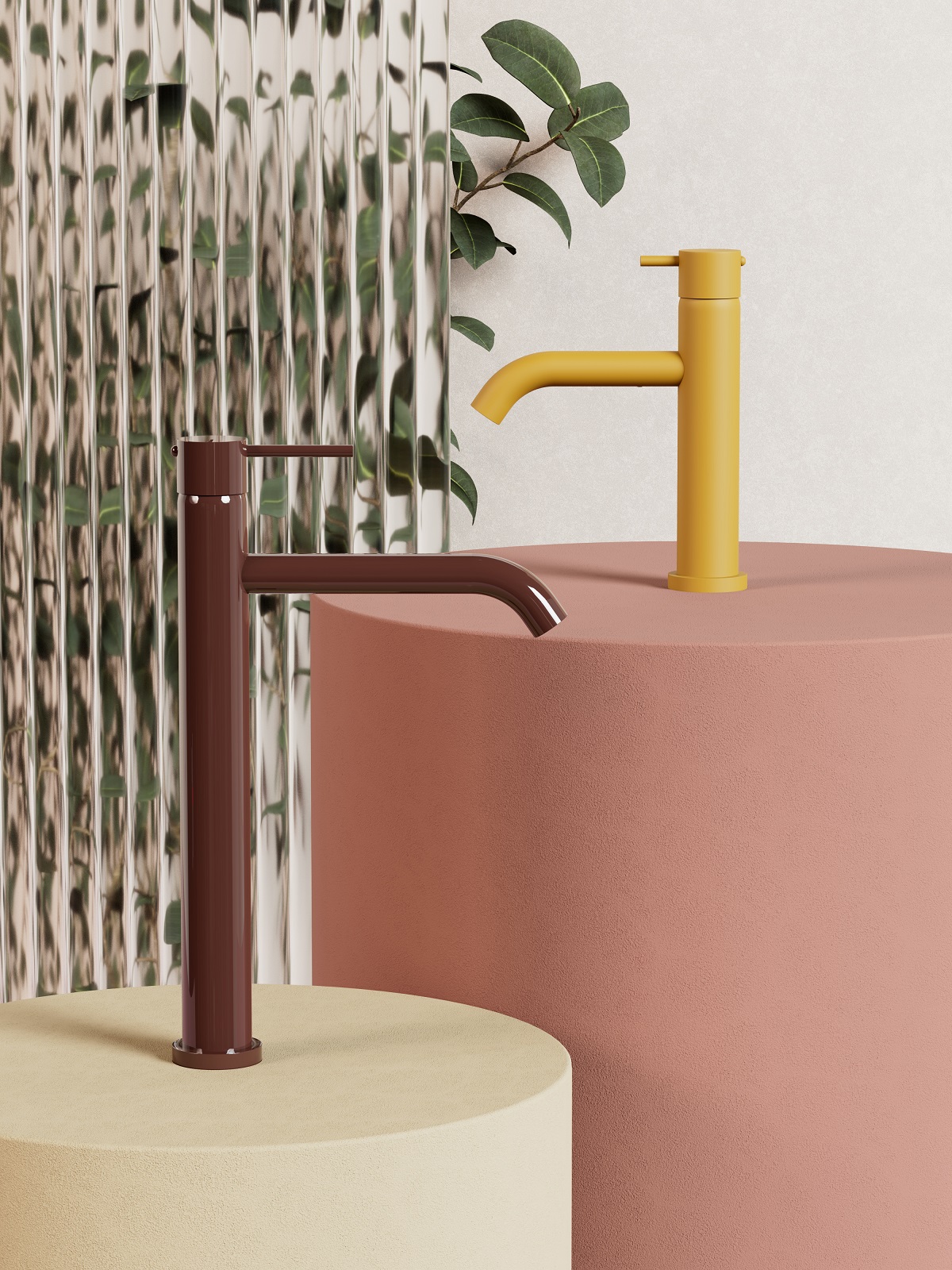 Il PROGETTO COLORE di Ritmonio è una vera e propria rivoluzione cromatica per la rubinetteria bagno. Tutte le serie di rubinetti Diametro35 si possono ora personalizzare con l’intera mazzetta colori NCS, in versione lucida e opaca. Con il colore la personalizzazione dell’ambiente bagno non ha più limiti, e così gli spazi riescono a reinventarsi e ad arricchirsi di nuove idee e ispirazioni. www.ritmonio.it - Salone del Mobile, padiglione 10, stand C08.