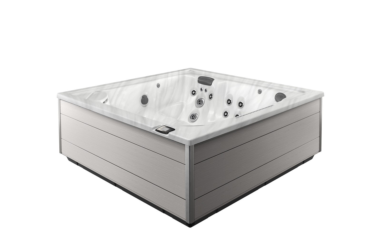 La Spa J-LXL® di Jacuzzi è la prima al mondo ad offrire idromassaggio, terapia a infrarossi e luce rossa per la rigenerazione cellulare e il trattamento dei dolori lombari. Da 5/6 sedute, si caratterizza per il robusto guscio in acrilico ProFusion™, disponibile nei colori Porcelain o Platinum, e per il doppio isolamento interno e perimetrale che garantisce massima efficienza energetica. www.jacuzzi.com – Fuorisalone, W&B Milano– Jacuzzi® Wellness Specialist Showroom Jacuzzi, Via Galileo Galilei, angolo Marco Polo, Milano