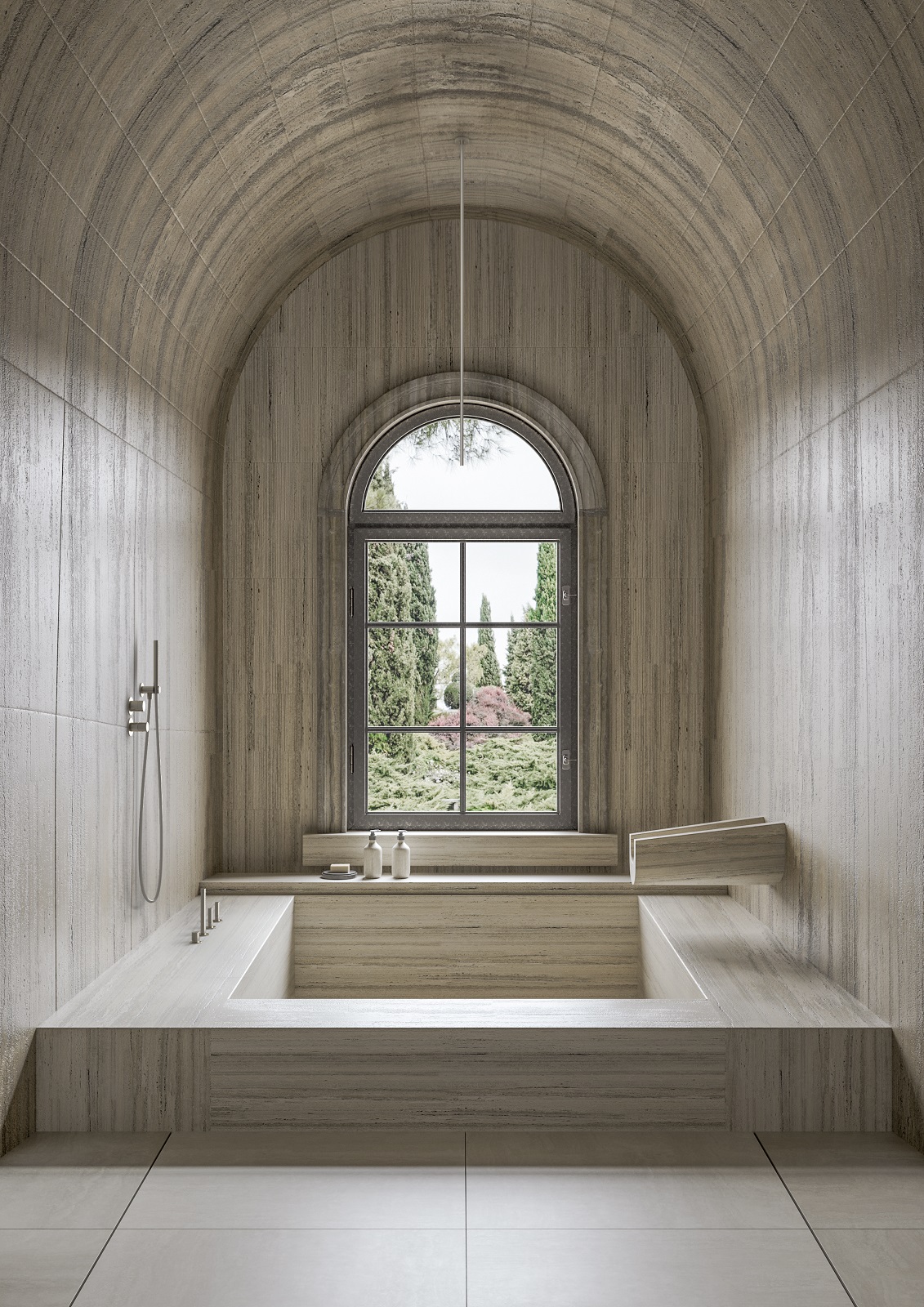 The Wonder Rooms mira a svelare la profonda connessione esistente fra l’acqua, elemento vitale per eccellenza, e la pietra naturale, materia antica e amica dell’uomo da sempre e lo fa attraverso proposte inedite e raffinate come quella di Travertini Paradiso.
In questo ambito l’azienda toscana propone con l’alta qualità dei suoi materiali un’idea dell’ambiente bagno, luogo deputato alla cura del sé, che assume i tratti della contemporaneità, pur non tralasciando la grandiosità di cui il travertino ha goduto in un passato lontano. www.travertiniparadiso.com - Fuorisalone, Brera, THE WONDER ROOMS, Interno18, Via Solferino 18, Milano.