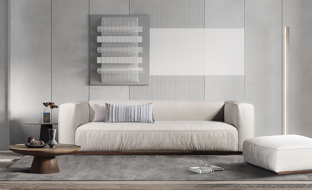 Big Boy di Family Bedding è un divano letto in cui ogni dettaglio è curato al massimo, dalle cuciture dettagliate alla tappezzeria di alta qualità. È dotato di molteplici funzionalità per garantire il massimo comfort, tra cui un pratico porta cuscini per tenere tutto in ordine, la rete a doghe per un buon riposo e i pouf coordinati in due misure che aggiungono un tocco extra di comodità e stile. Misure P 112 x H 70 x L 262. Prezzo a partire da 3.700 euro + iva. www.familybedding.it Big Boy di Family Bedding è un divano letto in cui ogni dettaglio è curato al massimo, dalle cuciture dettagliate alla tappezzeria di alta qualità. È dotato di molteplici funzionalità per garantire il massimo comfort, tra cui un pratico porta cuscini per tenere tutto in ordine, la rete a doghe per un buon riposo e i pouf coordinati in due misure che aggiungono un tocco extra di comodità e stile. Misure P 112 x H 70 x L 262. Prezzo a partire da 3.700 euro + iva. www.familybedding.it