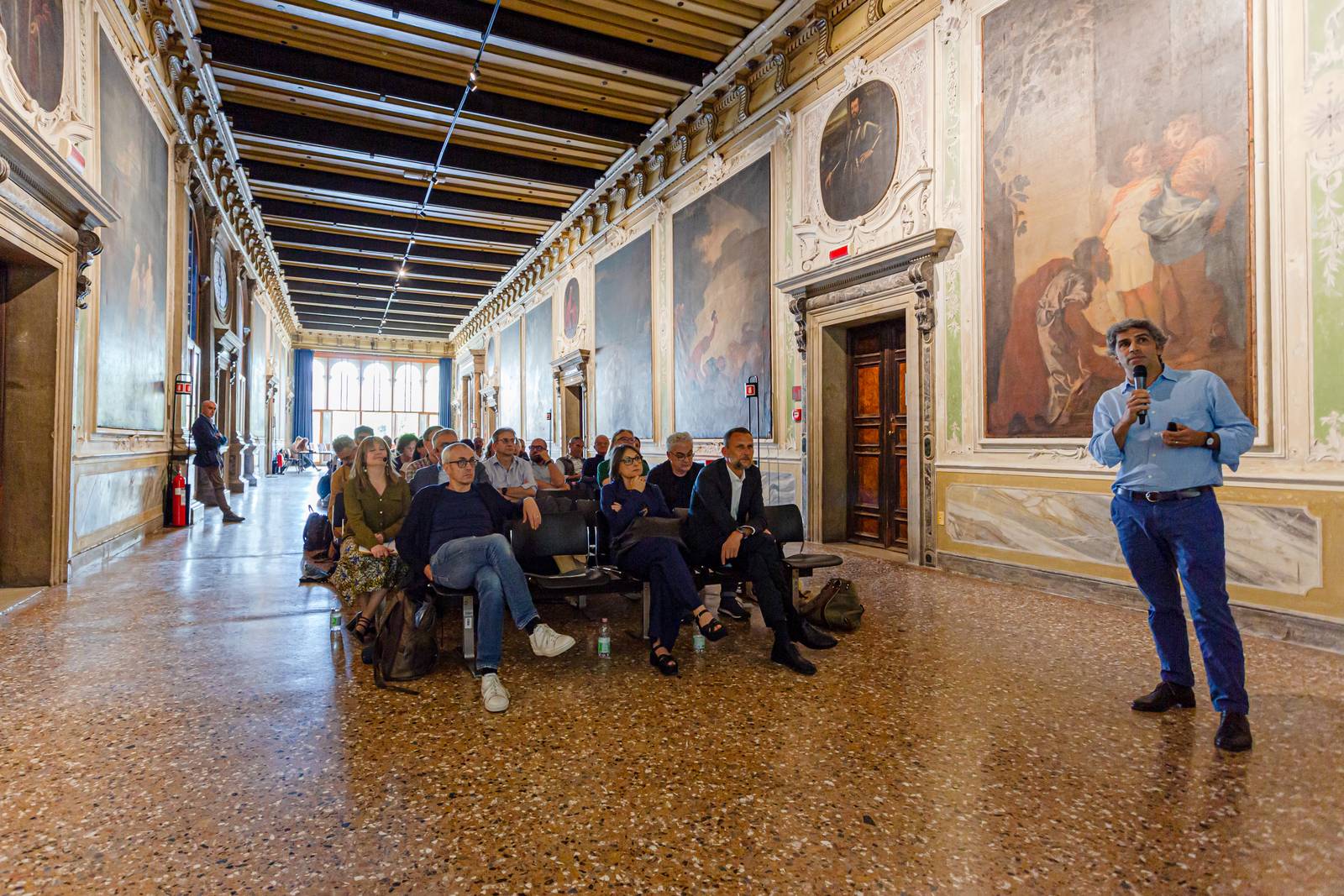 Conferenza stampa di presentazione del Wood Architecture Prize 2025 presso Sede Ca' Tron - Università Iuav di Venezia (foto Massimo Padoin)