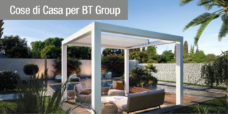 BT Group presenta Pergonext, la nuova pergola bioclimatica bella, funzionale e sostenibile